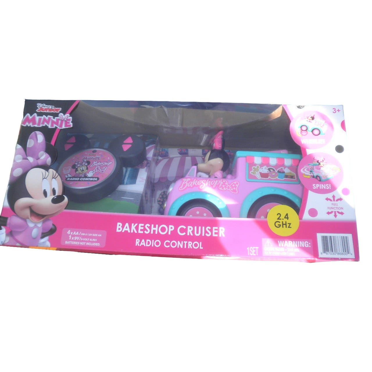 Disney Junior Minnie 9" Bakeshop Cruiser Radio Control RC Car 2.4Ghz  Years 3+, FREE SHIPPING!