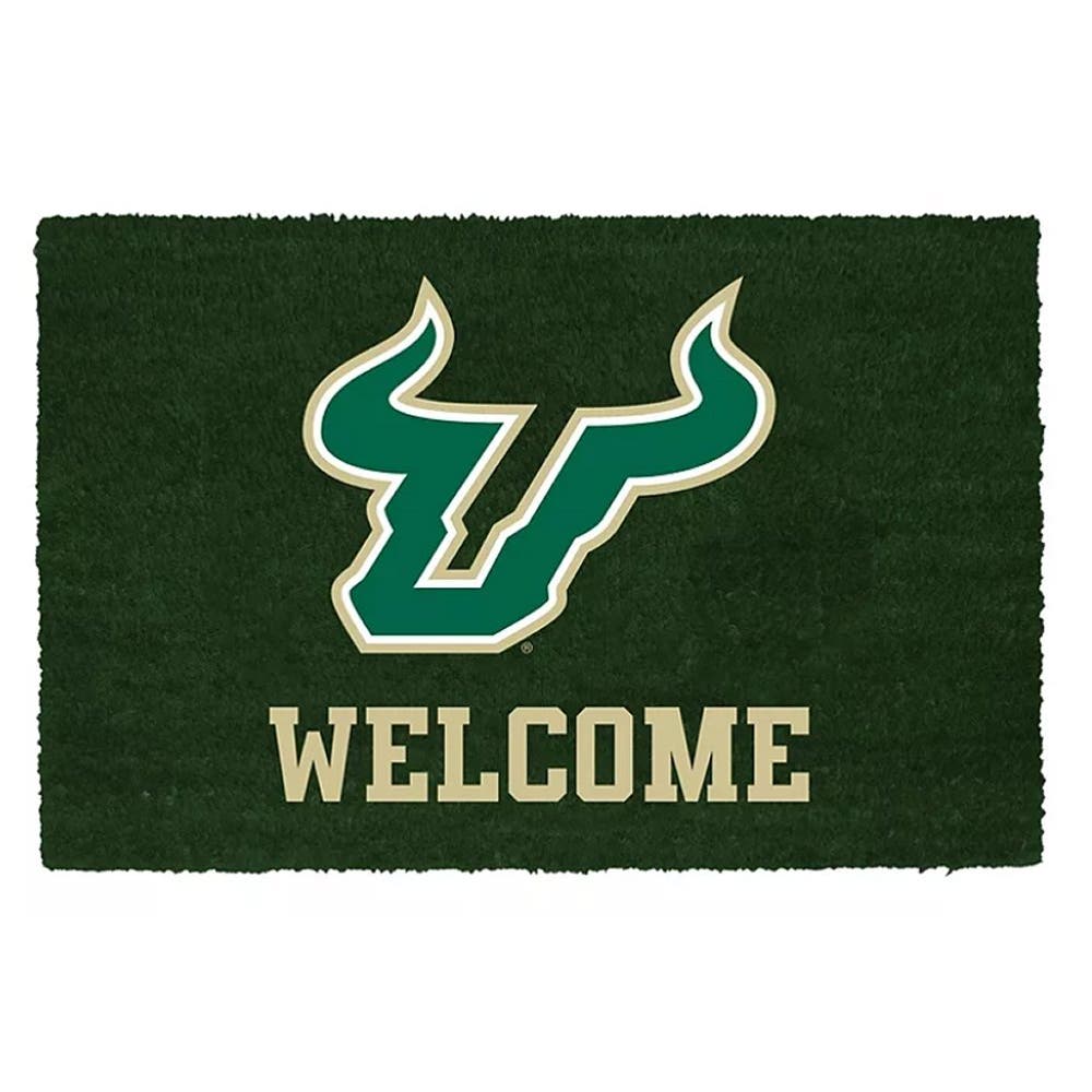 35" x 23" Coir Welcome Door Mat - NCAA South Florida Bulls - Free Shipping