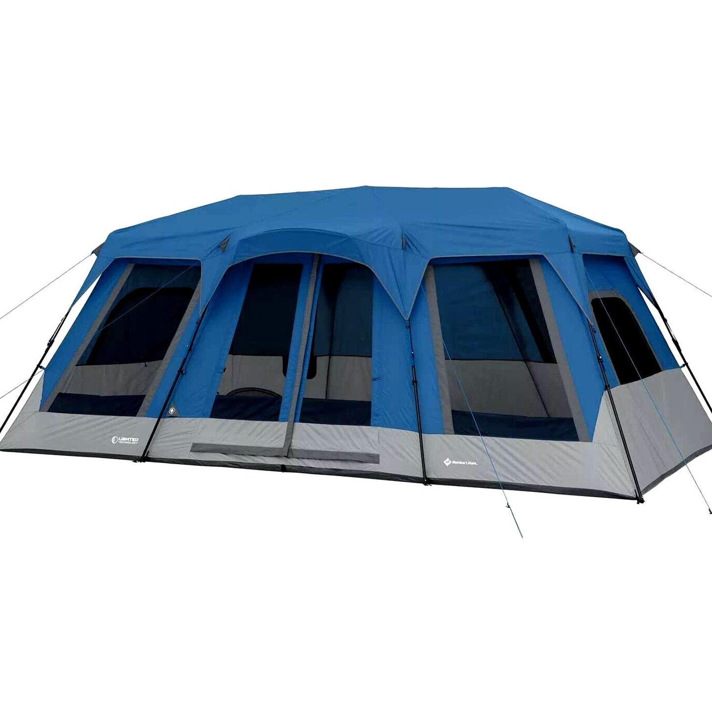 Quick Assemble 12-Person Instant-Up Cabin Tent with LED Light Hub  [Free Shipping or Local Pickup for $225]