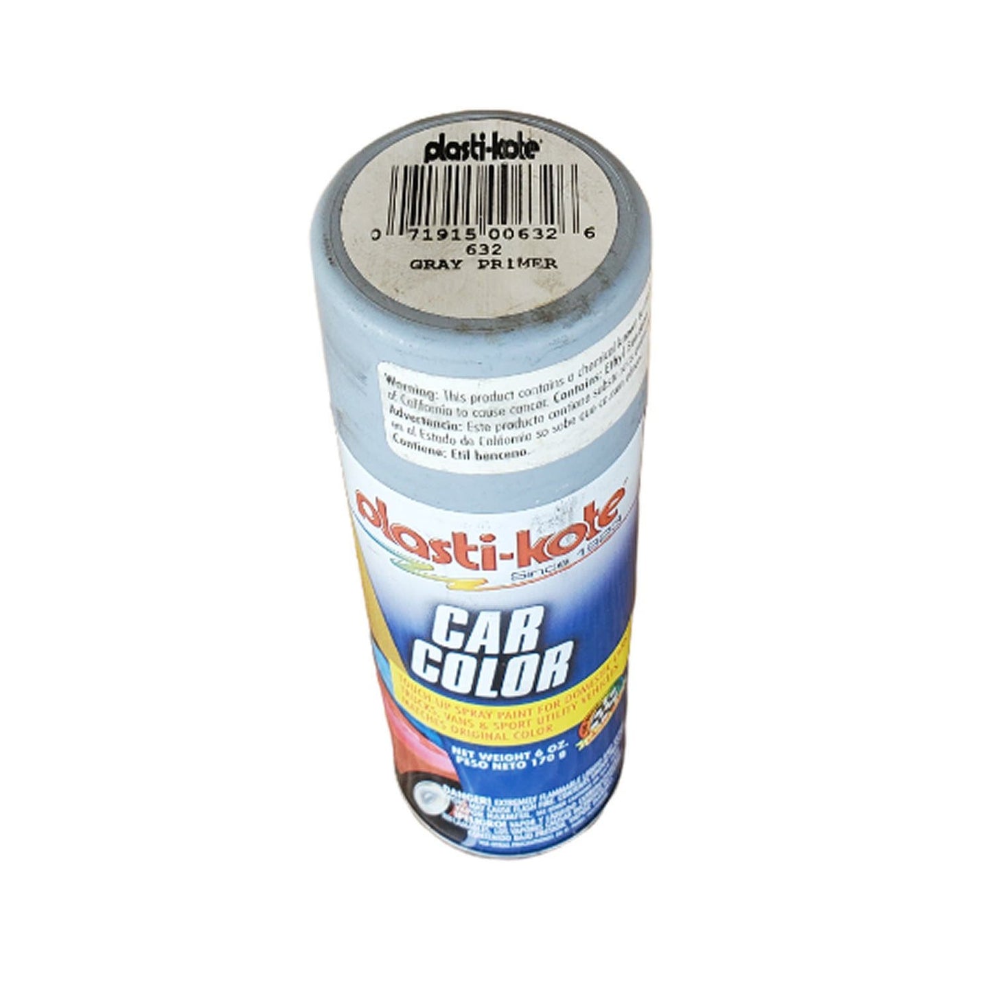 PlastiKote Vintage Gray Primer 632 Auto Spray Paint 6 oz.