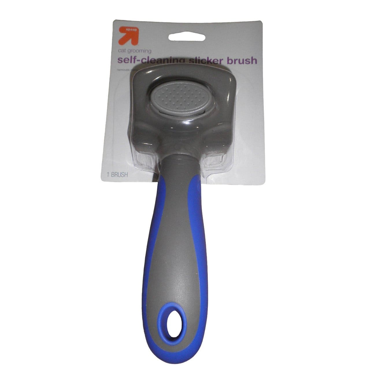 Up & Up Cat Grooming Slicker Brush, Self Cleaning Brush, For Cat Use Only
