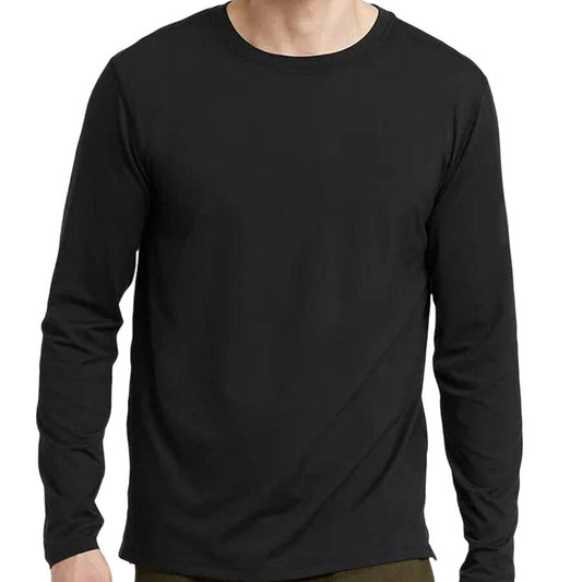 Men's Fitted Long Sleeve T-Shirt - All in Motion Black X-LRG XL