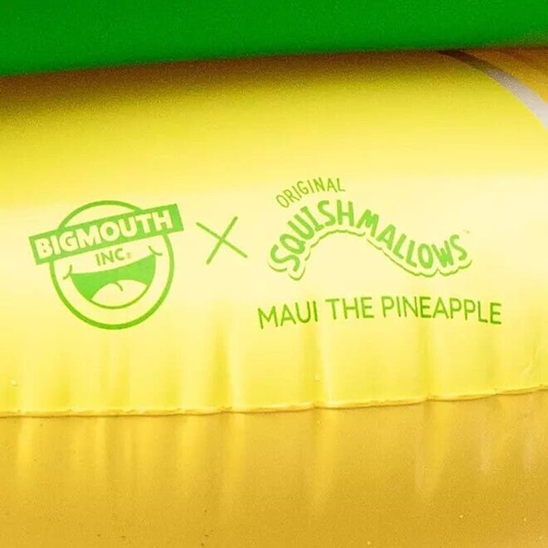 BigMouth, Squishmallows Maui the Pineapple Pool Float, 51.6" x 41.7" x 13.4"