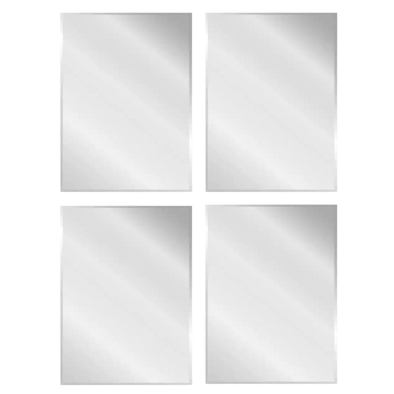 [LOCAL PICKUP 35054 Cropwell AL $30 Per case of 4 Mirrors] (4-PK) 24 in. x 30 in. Frameless Rectangular Beveled Edged Mirror (4 Mirrors) [LOCAL PICKUP 35054 Cropwell AL $30 Per case of 4 Mirrors]