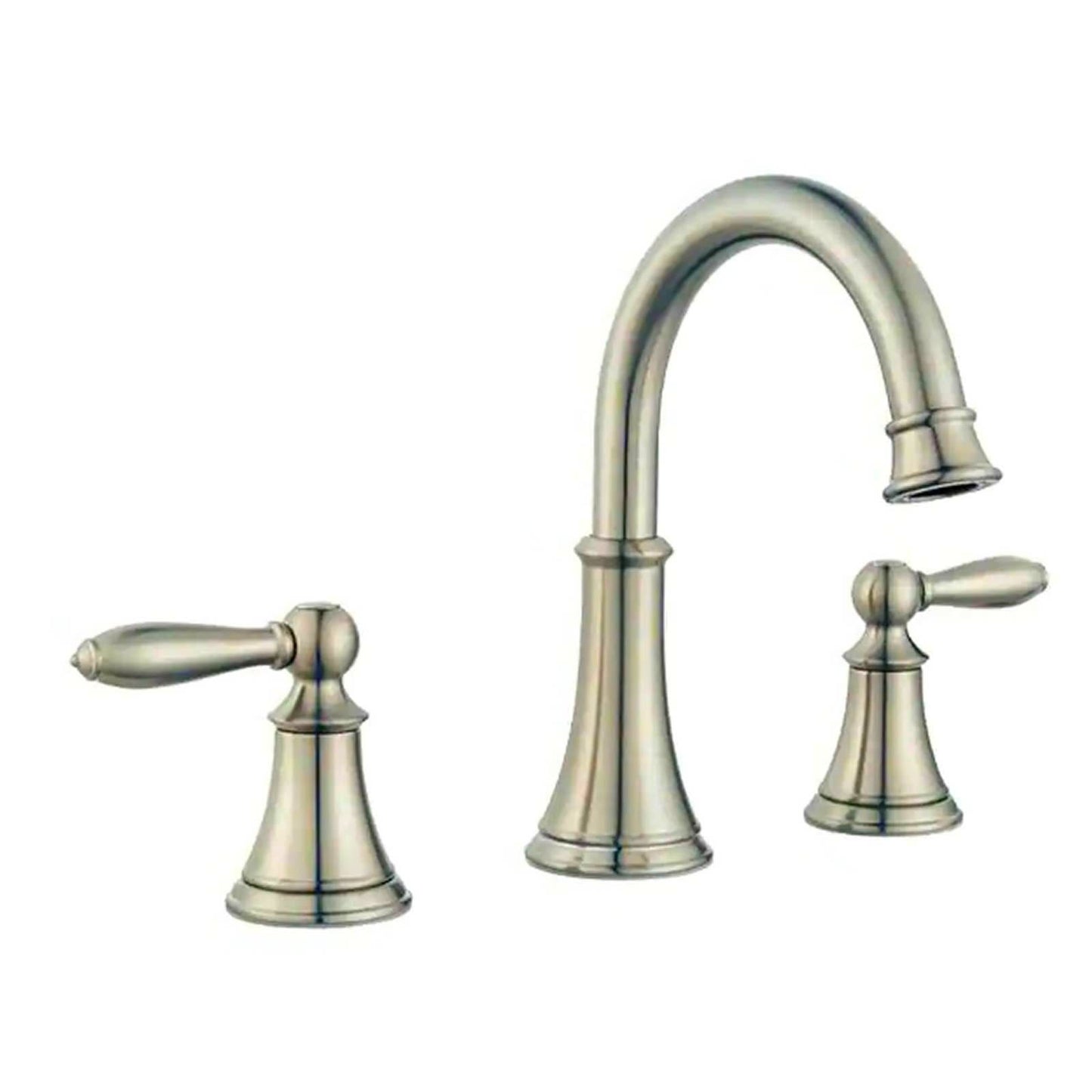 Courant 8 in. Widespread 2-Handle Bathroom Faucet in Brushed Nickel, LF-049-COKK